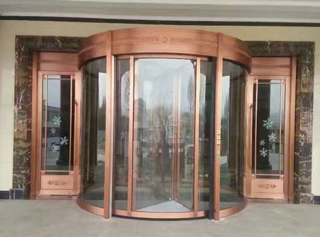 玫瑰大酒店1樘自動(dòng)旋轉(zhuǎn)門(mén)工程