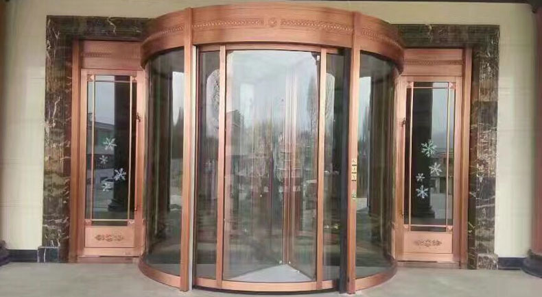 張家港玫瑰大酒店1樘自動旋轉(zhuǎn)門工程