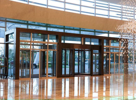 蘇州金雞湖大道旋轉(zhuǎn)門(mén)